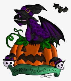 Transparent Pterodactyl Clipart - Halloween Dragon, HD Png Download, Free Download