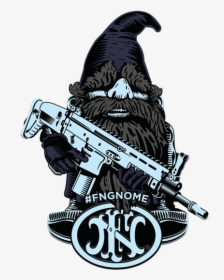 Fn Gnome Decal, HD Png Download, Free Download