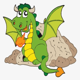 Funny Cartoon Dragon Clip Art Images Are On A Transparent - Dragon Clipart For Kids, HD Png Download, Free Download