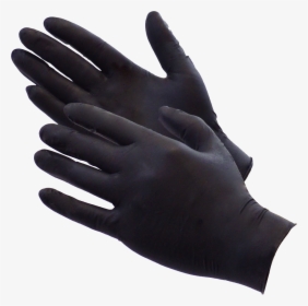 Medical Gloves Png - Black Nitrile Gloves, Transparent Png, Free Download