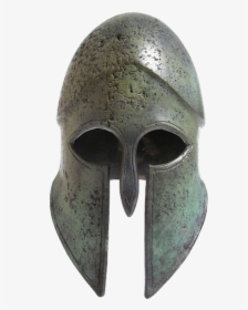 Clip Art Ancient Greece Helmet - Ancient Greek Spartan Helmet, HD Png Download, Free Download