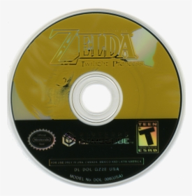 Transparent Super Paper Mario Png - Legend Of Zelda Twilight Princess Gamecube Disc, Png Download, Free Download