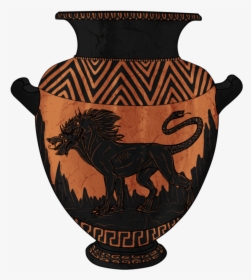 Ancient Greek Vase Transparent , Transparent Cartoons - Greek Vase Of Cerberus, HD Png Download, Free Download