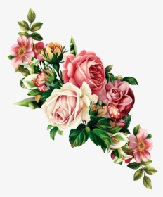 Peach Flower Clipart Floral Swag - Flower Png, Transparent Png, Free Download