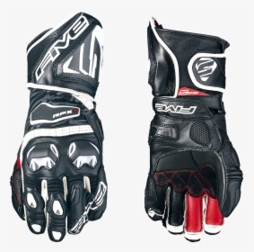 Five Rfx1 Race Leather Gloves Black / White All Sizes - Five Rfx1 White Black, HD Png Download, Free Download