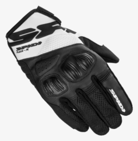 Spidi Flash-r Evo Tex Black White Gloves - Guantes Flash R Evo, HD Png Download, Free Download