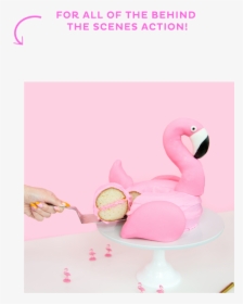 Gateau Flamant Rose Facile Hd Png Download Kindpng