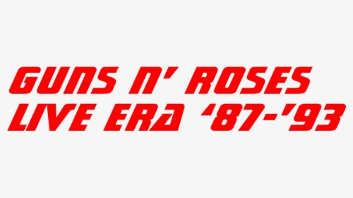 Guns N Roses Fonts, HD Png Download, Free Download