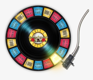08 Extra Scatter-wheel Gn - Guns N Roses, HD Png Download, Free Download