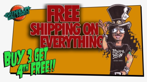 Guns N Roses T Shirts Slash T Shirts - Cartoon, HD Png Download, Free Download