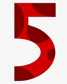 Transparent 3d Numbers Png - Red Number Five 5, Png Download, Free Download