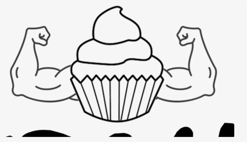 1545347945 Cupcake - Cupcake Clipart Black And White Png, Transparent Png, Free Download