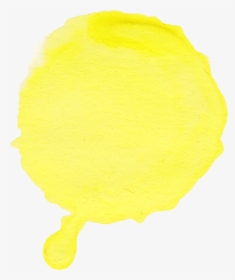 Yellow Water Paint Circle Png, Transparent Png, Free Download