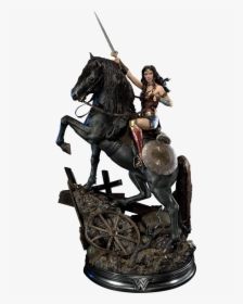 Wonder Woman Horseback Statue, HD Png Download, Free Download