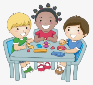 Preschool Clipart Snack - Kid Play Doh Clipart, HD Png Download, Free Download