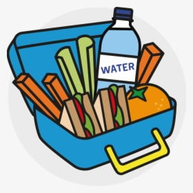 School Snack Cliparts - Clipart Lunch Box, HD Png Download, Free Download