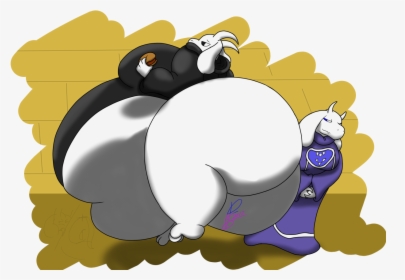 Asriel S Burger Fat Undertale Toriel Fanart Hd Png Download Kindpng