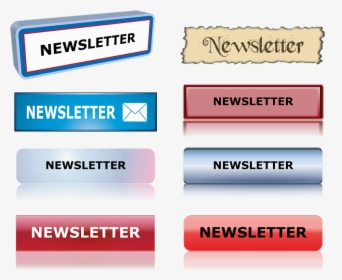 Newsletter, Button, Contact, App, Icon, Parchment - Sign Up For Newsletter, HD Png Download, Free Download