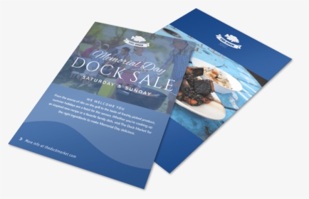 Memorial Day Dock Flyer Template Preview - Flyer, HD Png Download, Free Download