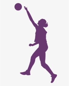 Transparent Volleyball Silhouette Png - Volleyball Silhouette, Png Download, Free Download