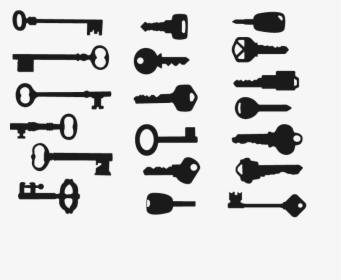 Key Silhouette Clip Art - Key, HD Png Download, Free Download
