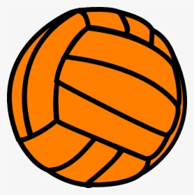 Orange Volleyball Clip Art At Clker - Animated Volleyball, HD Png Download, Free Download