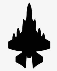 Army Airplane - F 35 Silhouette Clip Art, HD Png Download, Free Download