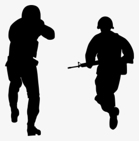 Cartoon Back Of A Soldier, HD Png Download, Free Download