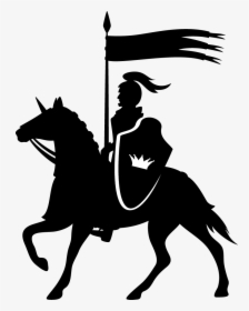 Royal Knight Knight On Horse Clipart- - Clipart Knight On Horseback, HD Png Download, Free Download