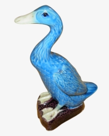 Vintage Chinese Porcelain Duck Figurine - American Black Duck, HD Png Download, Free Download