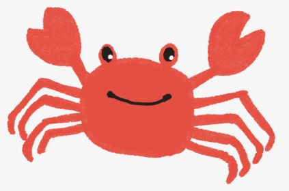 Crab Clipart Silhouette - かわいい サワガニ イラスト, HD Png Download, Free Download