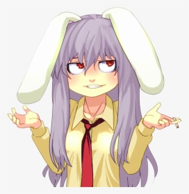 Avatar - Reisen Touhou Shrug, HD Png Download, Free Download