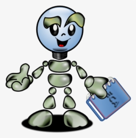Cartoon Robot Figure - Imagenes De Inteligencia Artificial Animada, HD Png Download, Free Download