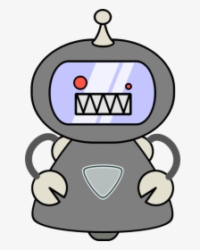 Line Art,small Appliance,cartoon - Evil Robot Cartoon Png, Transparent Png, Free Download