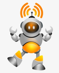 Design, Robot, Technology, Wifi, Illustration - Robot Wifi Png, Transparent Png, Free Download