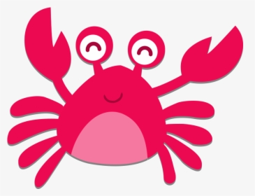 Pink Crab Cliparts - Pink Crab Clip Art, HD Png Download, Free Download
