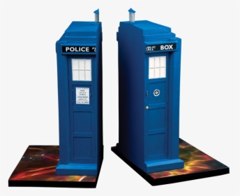 Doctor Who Tardis Set Transparent Background - Tardis Bookend, HD Png Download, Free Download