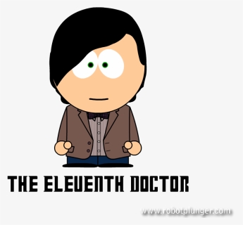 Doctor Who South Park - Doctor Who Matt Smith Cartoon, HD Png Download, Free Download