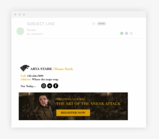Game Of Thrones Email Signatures - Website, HD Png Download, Free Download