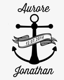 Anchor Clipart Wedding - Wedding Anchor Png, Transparent Png, Free Download
