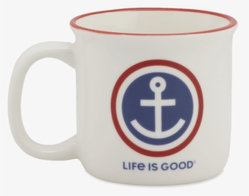 Anchor Coin Happy Camper Mug - Coffee Cup, HD Png Download, Free Download