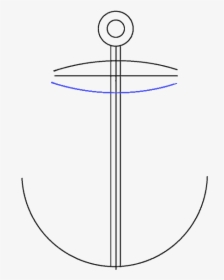 How To Draw Anchor - Circle, HD Png Download, Free Download