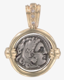 Alexander The Great Coin Pendant - Locket, HD Png Download, Free Download