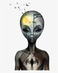 ##alien #extraterrestre #bats #batalien #batman #dccomics - Illustration, HD Png Download, Free Download