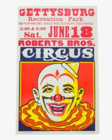 Vintage Roberts Bros Circus Poster - Circus Poster, HD Png Download, Free Download
