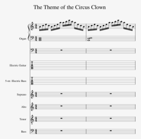 Defeated Clown Sheet Music, HD Png Download, Free Download