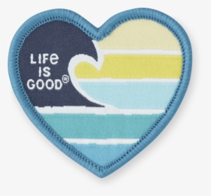 Ocean Love Positive Patch - Heart, HD Png Download, Free Download
