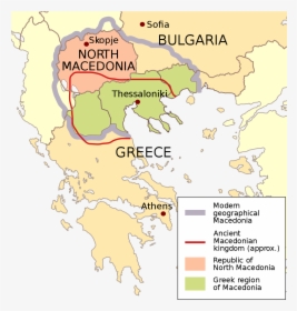 Map Of Ancient Macedon, HD Png Download, Free Download
