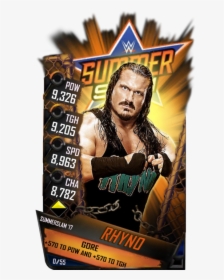 Wwe Supercard Summerslam 17 Roman Reigns, HD Png Download, Free Download