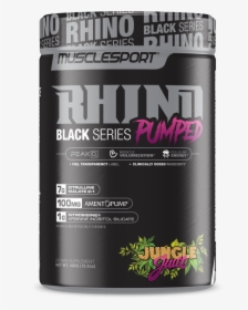 Musclesport Rhino Black Pumped, HD Png Download, Free Download